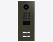 Doorbird D2102V, IP VIDEO DOOR STATION, RAL 6006, stainless steel, powder-coated, semi-gloss, Part# 423885639