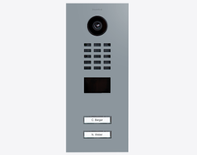 Doorbird D2102V, IP VIDEO DOOR STATION, RAL 7001, stainless steel, powder-coated, semi-gloss, Part# 423885677