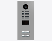 Doorbird D2102V, IP VIDEO DOOR STATION, RAL 7004, stainless steel, powder-coated, semi-gloss, Part# 423885684