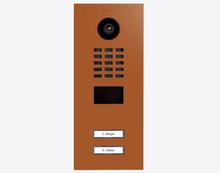 Doorbird D2102V, IP VIDEO DOOR STATION, RAL 8023, stainless steel, powder-coated, semi-gloss, Part# 423885783