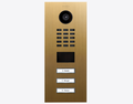 Doorbird D2103V, IP VIDEO DOOR STATION, Gold-finish as PVD coating, stainless steel, brushed, Part# 423885868