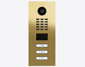 Doorbird D2103V, IP VIDEO DOOR STATION, Brass-finish as PVD coating, stainless steel V4A, high-gloss polished, Part# 423885882