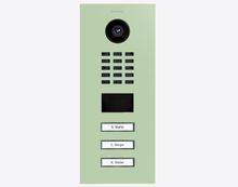 Doorbird D2103V, IP VIDEO DOOR STATION, RAL 6019, stainless steel, powder-coated, semi-gloss, Part# 423886162