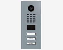 Doorbird D2103V, IP VIDEO DOOR STATION, RAL 7001, stainless steel, powder-coated, semi-gloss, Part# 423886186