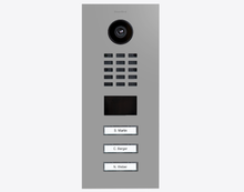 Doorbird D2103V, IP VIDEO DOOR STATION, RAL 7004, stainless steel, powder-coated, semi-gloss, Part# 423886193