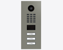 Doorbird D2103V, IP VIDEO DOOR STATION, RAL 7023, stainless steel, powder-coated, semi-gloss, Part# 423886230