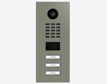 Doorbird D2103V, IP VIDEO DOOR STATION, RAL 7033, stainless steel, powder-coated, semi-gloss, Part# 423886247