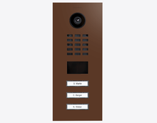 Doorbird D2103V, IP VIDEO DOOR STATION, RAL 8011, stainless steel, powder-coated, semi-gloss, Part# 423886278