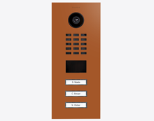 Doorbird D2103V, IP VIDEO DOOR STATION,  RAL 8023, stainless steel, powder-coated, semi-gloss, Part# 423886292