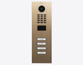 Doorbird D2104V, IP VIDEO DOOR STATION, Real burnished brass,, Part# 423886384