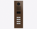 Doorbird D2104V, IP VIDEO DOOR STATION, RAL 8028, stainless steel, powder-coated, semi-gloss, Part# 423886810
