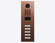 Doorbird  D2105V, IP VIDEO DOOR STATION, Bronze-finish as PVD coating, stainless steel, brushed, Part# 423871342