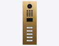 Doorbird D2105V, IP VIDEO DOOR STATION, Gold-finish as PVD coating, stainless steel, brushed, Part# 423887398