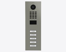 Doorbird D2105V, IP VIDEO DOOR STATION, RAL 7023, stainless steel, powder-coated, semi-gloss, Part# 423887763