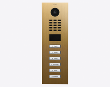 Doorbird D2106V, IP VIDEO DOOR STATION, Gold-finish as PVD coating, stainless steel, brushed, Part# 423886889