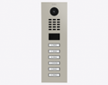 Doorbird D2106V, IP VIDEO DOOR STATION, RAL 7044, stainless steel, powder-coated, semi-gloss, Part# 423887275