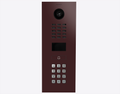 Doorbird D2101KV, IP VIDEO DOOR STATION, RAL 3007, stainless steel, powder-coated, semi-gloss, Part# 423884472