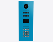 Doorbird D2101KV, IP VIDEO DOOR STATION, RAL 5012, stainless steel, powder-coated, semi-gloss, Part# 423884564