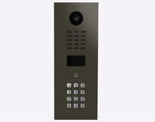 Doorbird D2101KV, IP VIDEO DOOR STATION, RAL 6006, stainless steel, powder-coated, semi-gloss, Part# 423884618