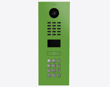 Doorbird D2101KV, IP VIDEO DOOR STATION, RAL 6018, stainless steel, powder-coated, semi-gloss, Part# 423884625