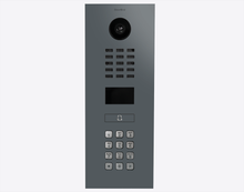 Doorbird D2101KV, IP VIDEO DOOR STATION, RAL 7011, stainless steel, powder-coated, semi-gloss, Part# 423884687