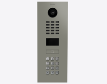 Doorbird D2101KV, IP VIDEO DOOR STATION, RAL 7023, stainless steel, powder-coated, semi-gloss, Part# 423884700