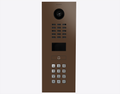 Doorbird D2101KV, IP VIDEO DOOR STATION, RAL 8028, stainless steel, powder-coated, semi-gloss, Part# 423884779