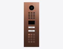 Doorbird D2102KV, IP VIDEO DOOR STATION, Bronze-finish as PVD coating, stainless steel, brushed, Part# 423871229