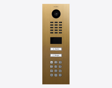 Doorbird D2102KV, IP VIDEO DOOR STATION, Gold-finish as PVD coating, stainless steel, brushed, Part# 423891081