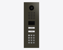 Doorbird D2102KV, IP VIDEO DOOR STATION, RAL 6006, stainless steel, powder-coated, semi-gloss, Part# 423891364