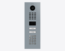 Doorbird D2102KV, IP VIDEO DOOR STATION, RAL 7001, stainless steel, powder-coated, semi-gloss, Part# 423891401