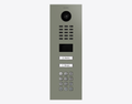 Doorbird D2102KV, IP VIDEO DOOR STATION, RAL 7033, stainless steel, powder-coated, semi-gloss, Part# 423891463