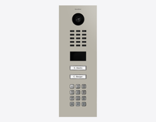 Doorbird D2102KV, IP VIDEO DOOR STATION, RAL 7044, stainless steel, powder-coated, semi-gloss, Part# 423891470