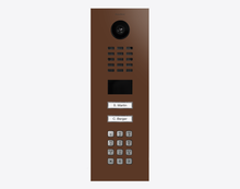 Doorbird D2102KV, IP VIDEO DOOR STATION, RAL 8011, stainless steel, powder-coated, semi-gloss, Part# 423891494