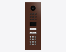 Doorbird D2102KV, IP VIDEO DOOR STATION, RAL 8016, stainless steel, powder-coated, semi-gloss, Part# 423891500