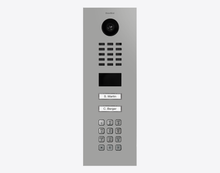 Doorbird D2102KV, IP VIDEO DOOR STATION, RAL 9006, stainless steel, powder-coated, semi-gloss, Part# 423891548