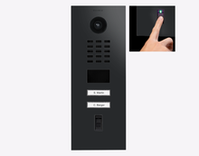 Doorbird D2102FV-FP50, FINGERPRINT 50 IP VIDEO DOOR STATION, Graphite black (Raven Polar), powder-coated, semi-gloss, Part# 423874435