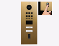 Doorbird D2102FV-FP50, FINGERPRINT 50 IP VIDEO DOOR STATION, Gold-finish as PVD coating, stainless steel, brushed, Part# 423896659