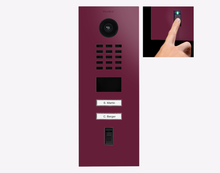 Doorbird D2102FV-FP50, FINGERPRINT 50 IP VIDEO DOOR STATION, RAL 4004, stainless steel, powder-coated, semi-gloss, Part# 423896826