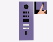 Doorbird D2102FV-FP50, FINGERPRINT 50 IP VIDEO DOOR STATION, RAL 4005, stainless steel, powder-coated, semi-gloss, Part# 423896833