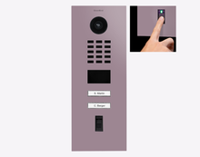 Doorbird D2102FV-FP50, FINGERPRINT 50 IP VIDEO DOOR STATION, RAL 4009, stainless steel, powder-coated, semi-gloss, Part# 423896857