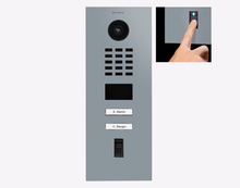 Doorbird D2102FV-FP50, FINGERPRINT 50 IP VIDEO DOOR STATION, RAL 7001, stainless steel, powder-coated, semi-gloss, Part# 423896970