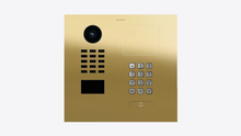 Doorbird D2101KH, IP VIDEO DOOR STATION, Brass-finish as PVD coating, stainless steel V4A, high-gloss polished, Part# 423883840