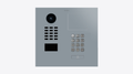 Doorbird D2101KH,  IP VIDEO DOOR STATION, RAL 7001, stainless steel, powder-coated, semi-gloss, Part# 423884144