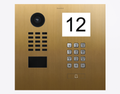 Doorbird D2101IKH, IP VIDEO DOOR STATION, Gold-finish as PVD coating, stainless steel, brushed, Part# 423883314