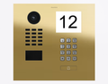 Doorbird D2101IKH, IP VIDEO DOOR STATION, Brass-finish as PVD coating, stainless steel V4A, high-gloss polished, Part# 423883338