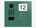 Doorbird D2101IKH, IP VIDEO DOOR STATION, RAL 6000, stainless steel, powder-coated, semi-gloss, Part# 423883581