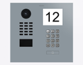 Doorbird D2101IKH, IP VIDEO DOOR STATION, RAL 7001, stainless steel, powder-coated, semi-gloss, Part# 423883635