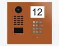 Doorbird D2101IKH, IP VIDEO DOOR STATION, RAL 8023, stainless steel, powder-coated, semi-gloss, Part# 423883741