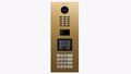 Doorbird D21DKV, IP VIDEO DOOR STATION, Gold-finish as PVD coating, stainless steel, brushed, Part# 423887909